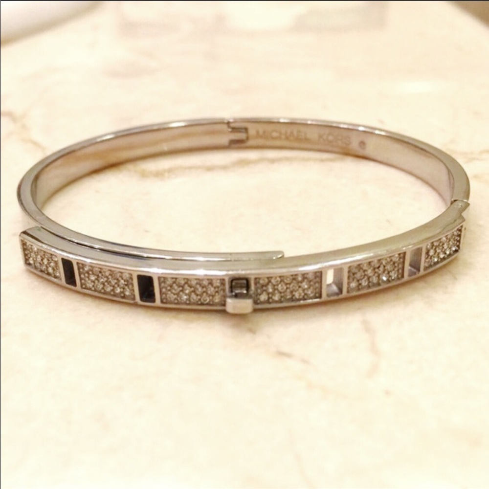 Michael Kors pavé turnlock bracelet